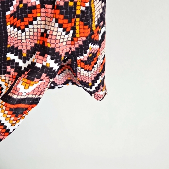 H&M Women's Aztec Print Shirt Dress Size 4 - Picture 7 of 9